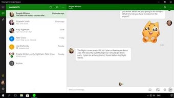 Imagen 1 para Messenger for Google Hang…