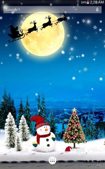 Imagen 2 para Snowflake Live Wallpaper …