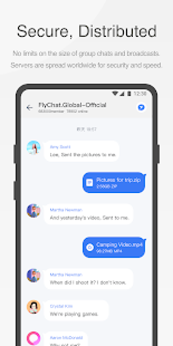 Imagen 1 para FlyChat -- Pure instant m…