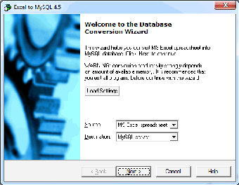 Image 0 for Excel to MySQL