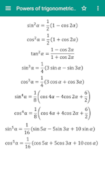Imagen 2 para Math Formulas - Offline