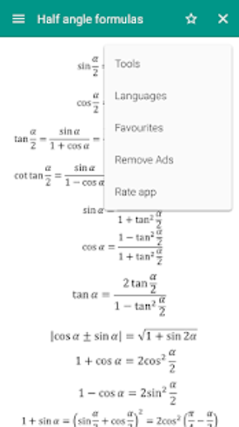 Imagen 0 para Math Formulas - Offline