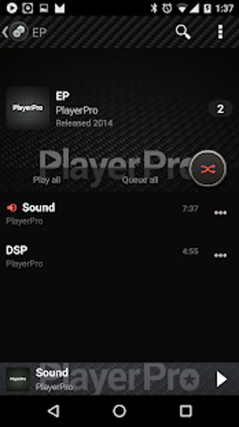 Image 0 for PlayerPro Skin Carbon