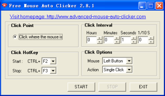 Image 0 for Free Mouse Auto Clicker