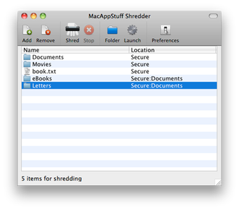 Image 0 for MacAppStuff Shredder