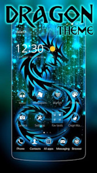 Imagen 1 para Neon Dragon tattoo fire t…