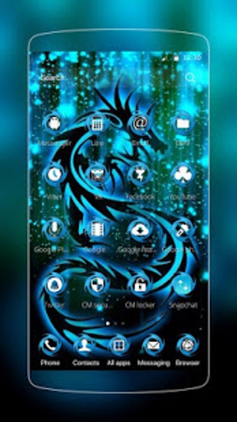 Imagen 3 para Neon Dragon tattoo fire t…