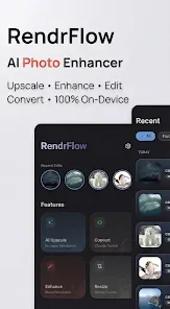 Image 0 for RendrFlow: On-Device AI T…