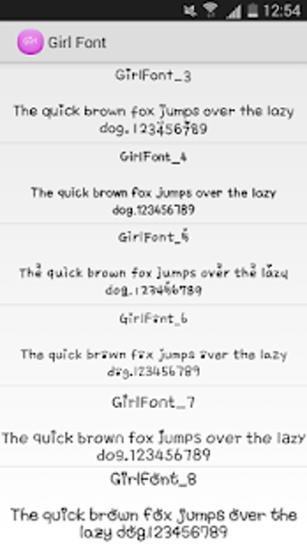 Imagen 0 para Girl Font Flipfont Free