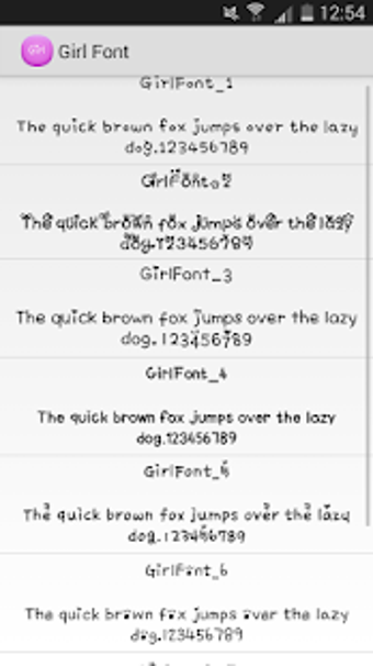 Imagen 1 para Girl Font Flipfont Free