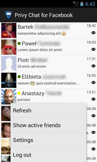 Imagen 2 para Privy Chat for Facebook