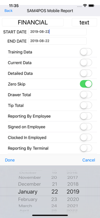 Image 3 for Sam4POS Mobile Report