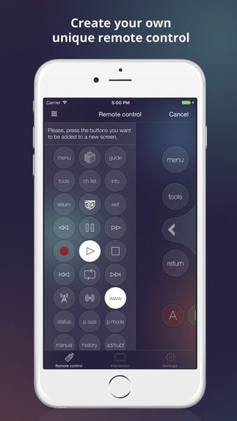 Image 2 for Remotie 2 - Samsung Smart…