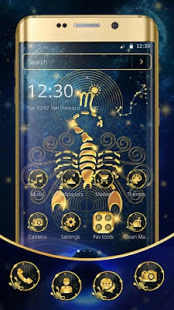 Image 2 for Cryptic Gold Scorpion The…