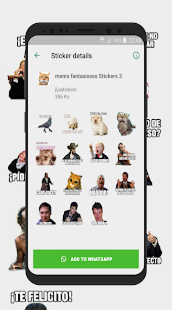 Image 0 for WAStickerApps - Memes Fra…