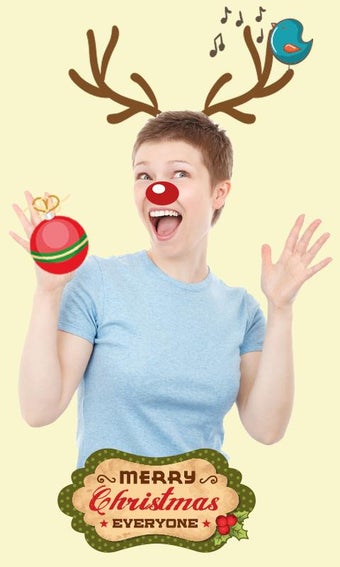 Image 1 for Christmas photo stickers