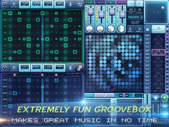 MINT.io Groovebox Synth - Make House, Dubstep, Techno, Breakbeat UI shots 1