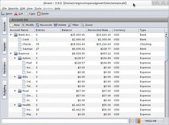 Image 0 for jGnash for Linux