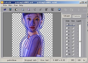 Image 0 for PSDto3D