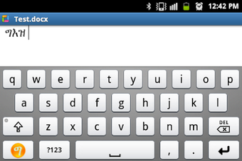Imagen 1 para GeezIME: #1 Keyboard for …