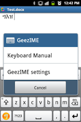 Imagen 0 para GeezIME: #1 Keyboard for …