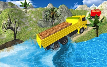 Imagen 1 para Truck Cargo Driving Hill …