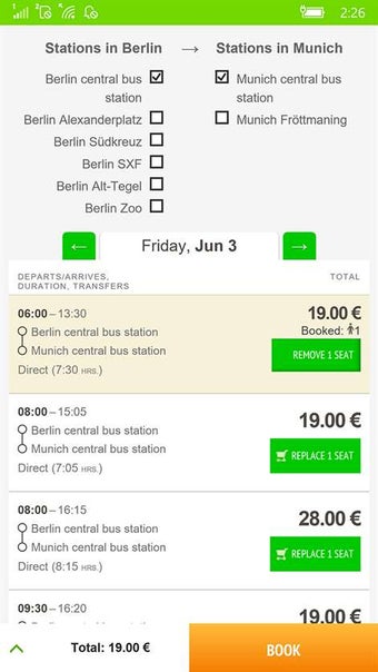 Imagen 2 para FlixBus for Windows 10