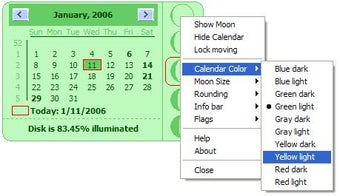 Imagen 0 para Desktop Lunar Calendar