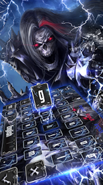 Image 1 for Rock Skull Keyboard Theme
