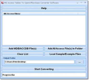 Imagen 0 para MS Access Tables To OpenO…
