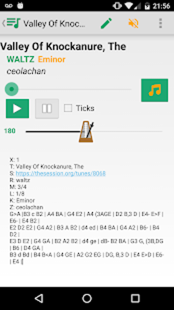 Imagen 1 para TradMusician's ABC music
