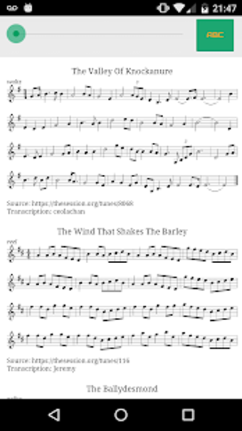 Imagen 2 para TradMusician's ABC music