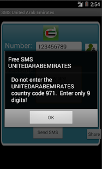 Image 0 for Free SMS United Arab Emir…