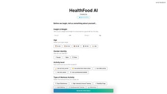Image 0 for HealthFood AI