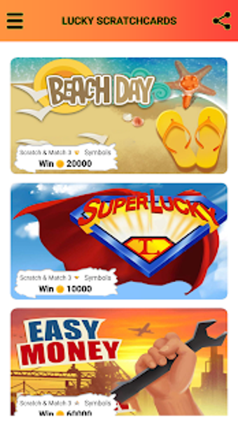 Image 2 for LUCKY SCRATCHCARDS