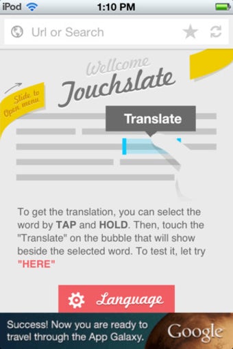 Image 0 for Touchslate - Browser tran…