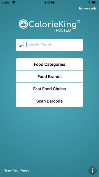 Image 0 for CalorieKing Food Search