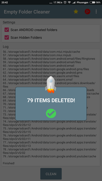 Imagen 2 para Empty Folder Cleaner
