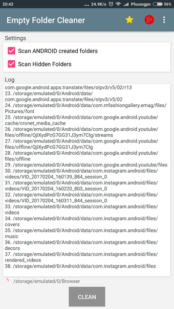 Image 1 for Empty Folder Cleaner