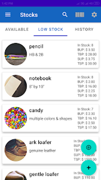 Store Manager: sales record & inventory management Monitor Shots 1