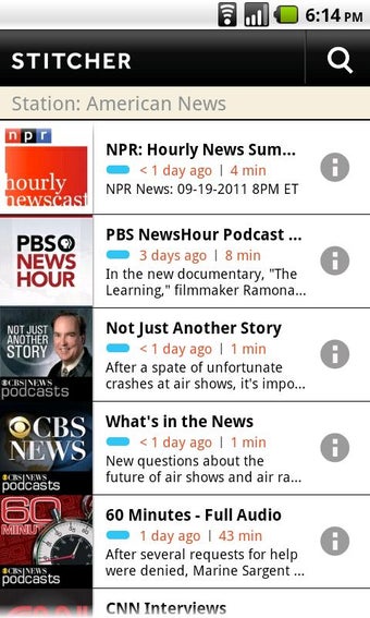 Image 1 for Stitcher Radio for Podcas…