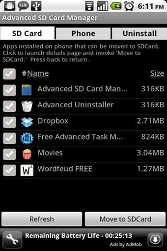 Image 0 for Advanced SD Card Manager