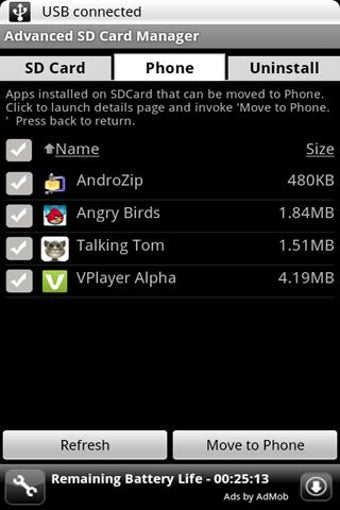 Image 1 for Advanced SD Card Manager