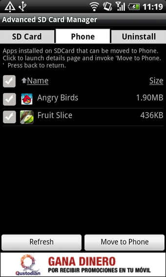 Image 1 for Advanced SD Card Manager