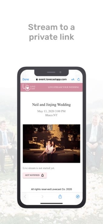 Image 0 for Lovecast - Wedding Livest…