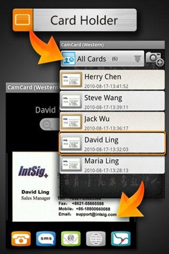 Imagen 1 para CamCard - Business Card R…
