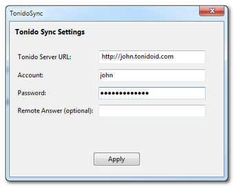 Imagen 1 para Tonido Sync