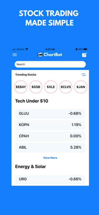 Image 3 for ChartBot: Stock Screener
