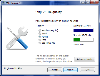 Image 0 for MP3Resizer Express