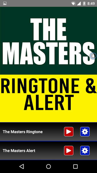 Image 2 for The Masters Theme Rington…